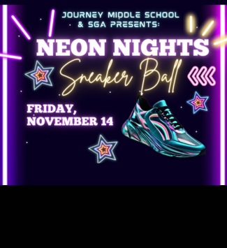  neon nights sneaker ball save the date