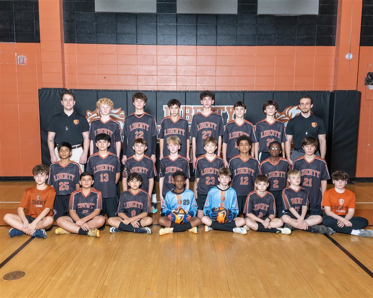 team photo of boys in jerseys